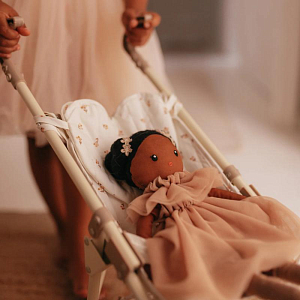 Прогулочная коляска для кукол Mrs. Ertha "Flower Buds", мириада цветов